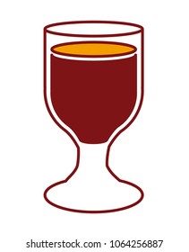 wine cup beverage icon