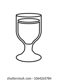 wine cup beverage icon