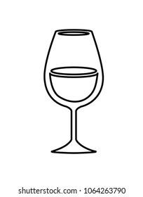 wine cup beverage icon