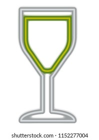 wine cup beverage icon