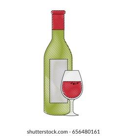 wine cup bottle