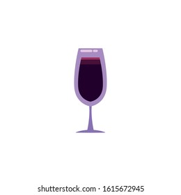 Wine cup design of Winery alcohol drink beverage restaurant celebration and party theme Vector illustration
