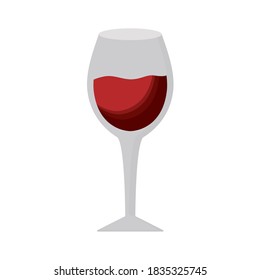 Wine cup design, Winery alcohol drink beverage restaurant and celebration theme Vector illustration