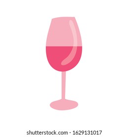 wine cup drink isolated icon vector illustration design