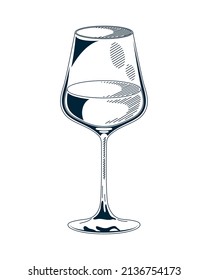 bebida de copa de vino icono aislado