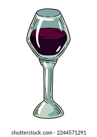 wine cup drink isolated icon