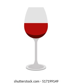 wine cup drink isolated icon vector illustration design