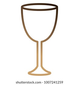 wine cup isolated icon