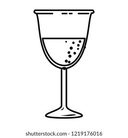 wine cup isolated icon