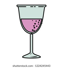 wine cup isolated icon