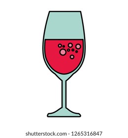 wine cup isolated icon