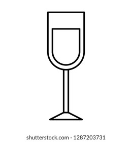 wine cup isolated icon