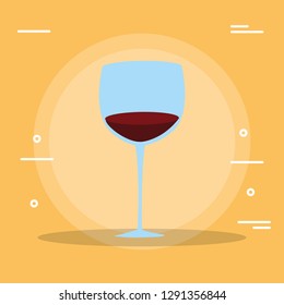 wine cup isolated icon
