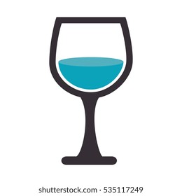 wine cup isolated icon
