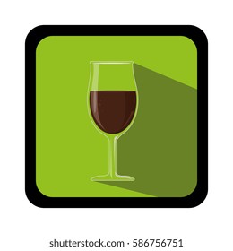 wine cup isolated icon