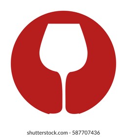 wine cup isolated icon