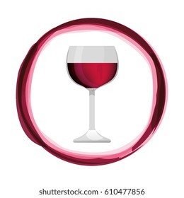 wine cup isolated icon