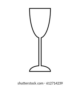 wine cup isolated icon