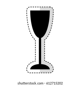 wine cup isolated icon