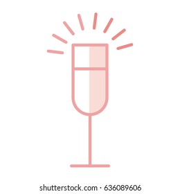 wine cup isolated icon