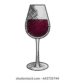 wine cup isolated icon