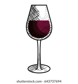 wine cup isolated icon