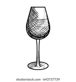 wine cup isolated icon