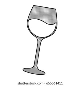 wine cup isolated icon