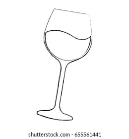 wine cup isolated icon