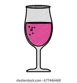 wine cup isolated icon