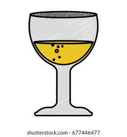 wine cup isolated icon