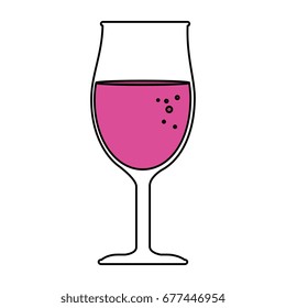 wine cup isolated icon