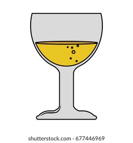 wine cup isolated icon