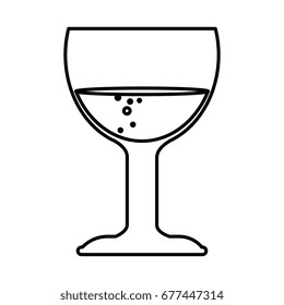wine cup isolated icon