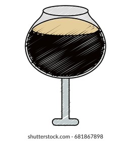 wine cup isolated icon