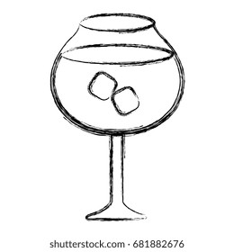 wine cup isolated icon