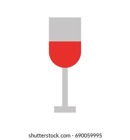 wine cup isolated icon