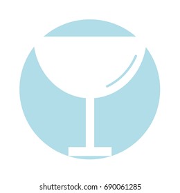 wine cup isolated icon