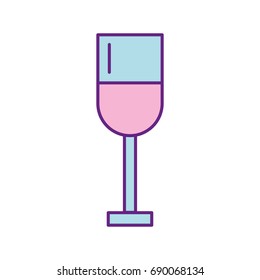 wine cup isolated icon