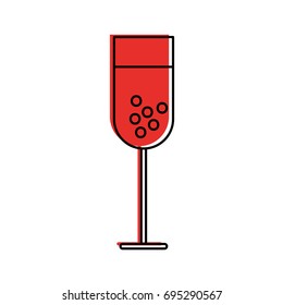 wine cup isolated icon