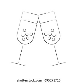 wine cup isolated icon