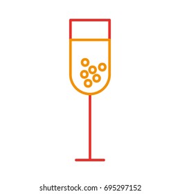wine cup isolated icon