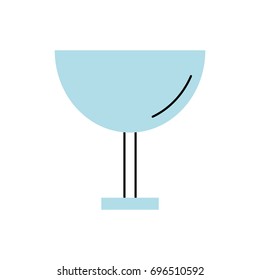 wine cup isolated icon
