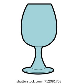 wine cup isolated icon