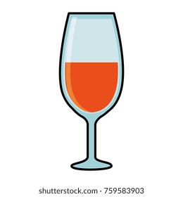 wine cup isolated icon