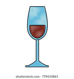 wine cup isolated icon