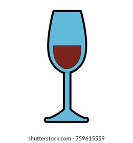 wine cup isolated icon