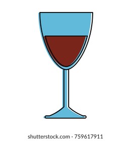 wine cup isolated icon