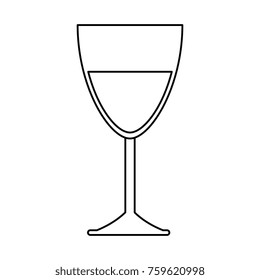 wine cup isolated icon