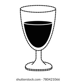 wine cup isolated icon